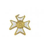 Mason Knights Templar Medal Medallion White