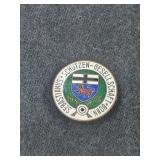 Enameled Sebastianus Schutzen Shooter Badge