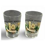 (2) German Leckzapfen Shot Glasses