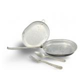 1918 Military Field Kit Food Pan W/ Utensils