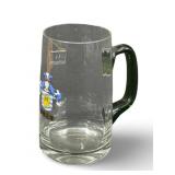 Vintage German B&E Biere Beer Glass Mug