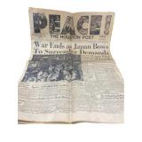 1945 The Houston Post Newspaper Final Edition