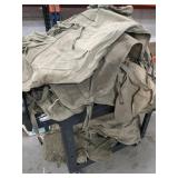 Vintage Post WWII Canvas Radio Antenna Covers