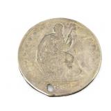 1862 Seated Half Dollar