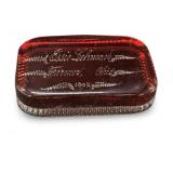 1902 Vintage Ruby Red Paperweight
