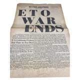1945 The Stars and Stripes Daily Newspaper