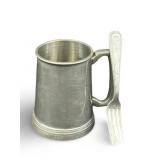 Sheffield English Pewter Stein W/ Aluminum Fork