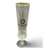 DER LOWENBRAU PREMIUM PILS TALL BEER GLASS