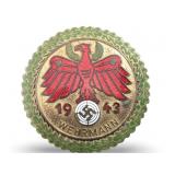 1943 Wehrmann Gold With Oakleaves Shooting Badge