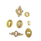 Assorted Vintage Keyhole Covers