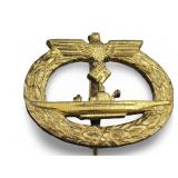 GERMAN WW2 KRIEGSMARINE U-BOAT BADGE