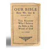 1898 Our Bible How We Got It by Charles Leach