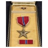 WWII Bronze Star Medal with Ribbon Bar