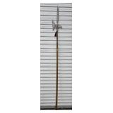 93" Beautiful Engraved Spear