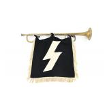 German Youth / Hitler Youth Trumpet Fahne