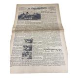 1945 The Stars and Stripes Daily Newspaper