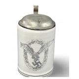VGT German WWII Patriotic Beer Stein Mug W/ Lid