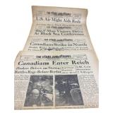 1945 The Stars and Stripes Daily Newspapers