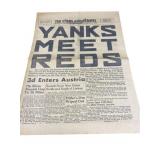 1945 The Stars and Stripes Daily Newspaper