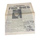 1945 The Stars and Stripes Daily Newspaper