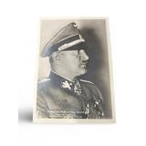 *Believed* Signed Sepp Dietrich Postcard