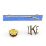 GENUINE U.S. ARMY DRESS BADGE: Sterling EXPERT