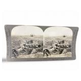 Unique Portrait Down in a Shell Crater