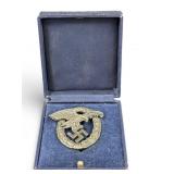 Luftwaffe Observer Badge Cased