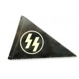 Rare Third Reich Allgemeine-SS Car Pennant