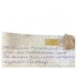 .58 Caliber Mine Bullet From Confederate Camp