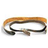 (2) Vintage Leather Belts