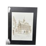 Signed Bad Staffelstein Framed Print