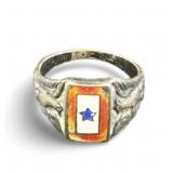 VGT Tiny Blue Star Service Flag Ring