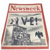 1945 Continental Newsweek V-E! Magazine