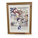 Vintage Unique Art V - E Day & V - J Day  Print