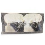 Unique Portrait Belgian Army Rifle Inspection