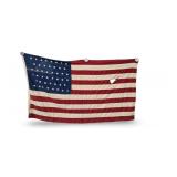 1908  89"ï¿½54" Vintage 46 Star US Flag