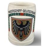 VGT Deutschland Eagle Crest Stoneware Beer Stein