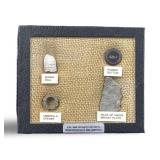 Civil War Excavation Artifacts In Display Box