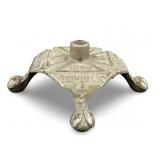 Antique 1883 Cast Iron Claw Foot Flag Stand Base