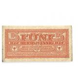 1942 Wehrmacht Auxiliary Payment Certificate 5