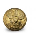 (2) Antique Brass Civil War Military Uniform