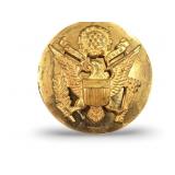 US WW2 Army Enlisted Visor Hat Cap Badge