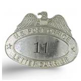 VTG USPS US Post Office Letter Carrier Hat Badge