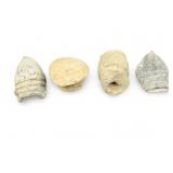 (4) Civil War Bullets