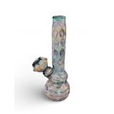 NWT Iridescent Purple Glass Bong 8"