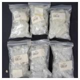 (6) Medium Bags of Hookah Tips