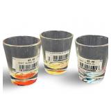 (3) Glow In The Dark Shot Glasses
