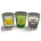 (3) Shot Glasses