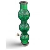 Headway 14" Triple Bubble Acrylic Bong Green